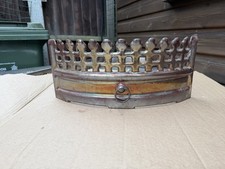 Antique Ash Pan Cover Fire Front Fret Cast Iron 