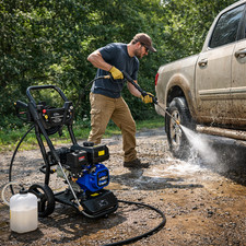 Gas 7HP pressure washer
