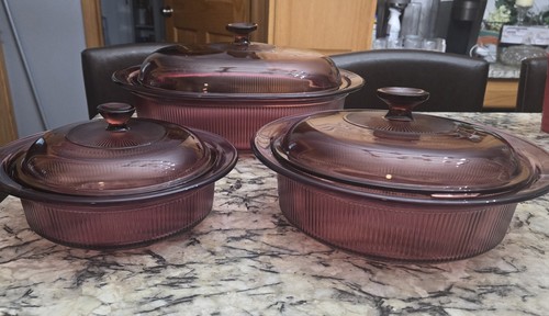 Vintage pyrex vision set 3 - pyrex,
