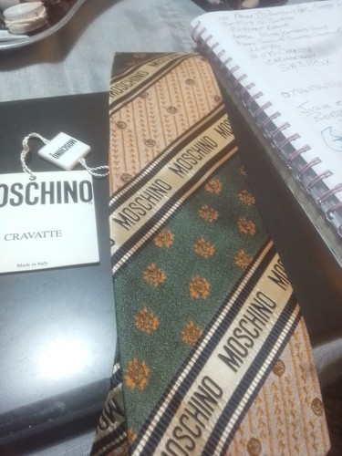 Moschino men vintage silk - men's,