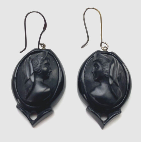 Victorian early whitby jet - early,