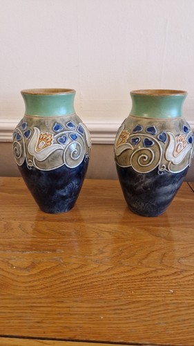 Pair art deco - a, (20cm)