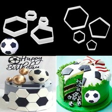 4Pcs Football Cookie Cutter