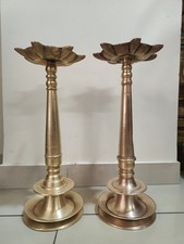 Indian Brass Deccan Oil Lamps