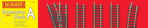 Hornby r8221 gauge track - r8221, oo