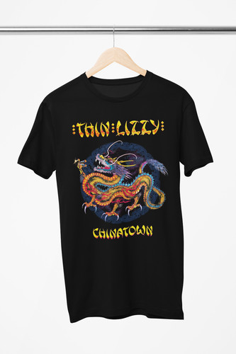 Thin lizzy chinatown t shirt - thin,