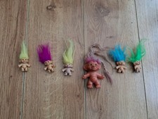 Vintage 90s Mini Troll Dolls