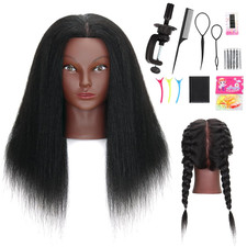 Mannequin Head with Human Hair