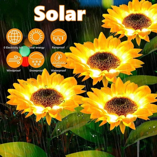 Solar power flower - 4,