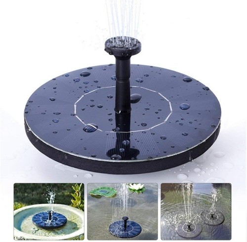 Solar fountain for bird bath - solar,