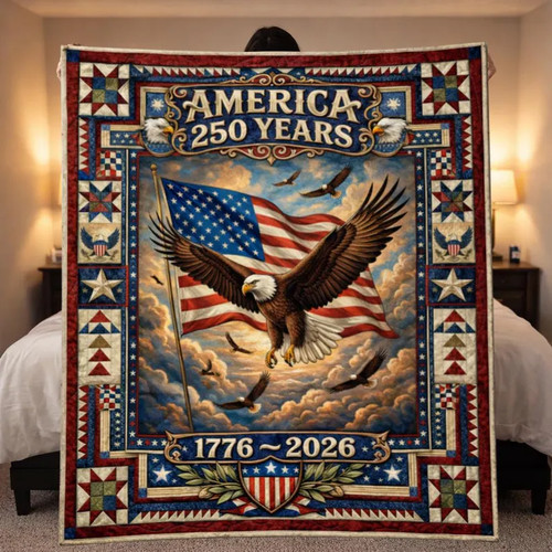 Patriotic eagle blanket - eagle,
