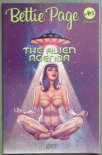 Bettie page the alien agenda - bettie,