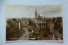 Q352 UNION STREET From East End ABERDEEN Trams Postcard