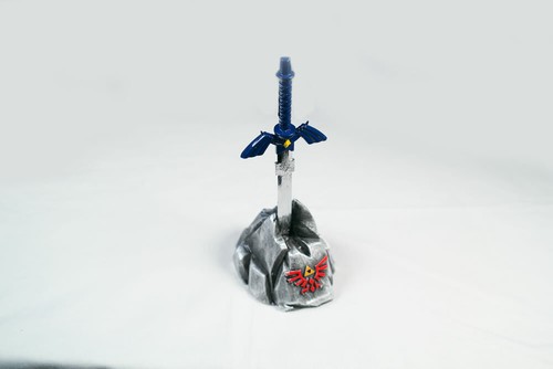 Zelda master sword - sword, stone