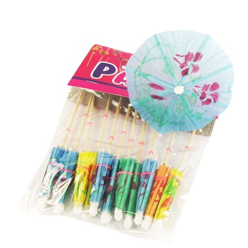 24x cocktail drink - drink, umbrellas