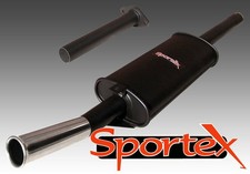 Mini Cooper 1.3i 1.3 i Sportex Single Box Exhaust System - Centre Exit Position