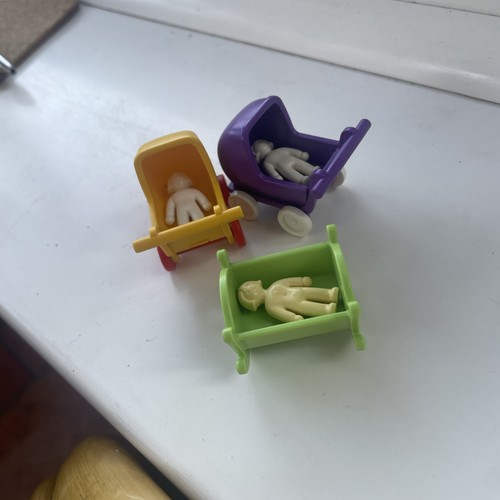 Playmobil spares dolls prams - dolls,