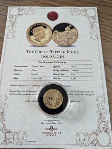 2019 gibraltar gold - 2019, proof