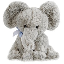11" Grey Plush Super Soft
