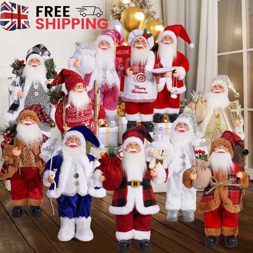 Traditional standing santa - standing,
