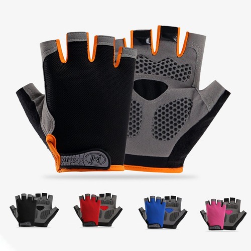 Half finger cycling gloves - half,