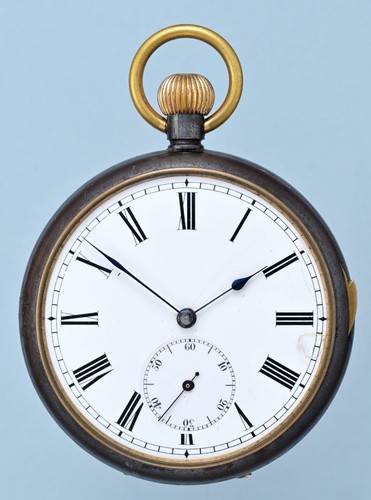 Antique gunmetal swiss quarter - gunmetal,