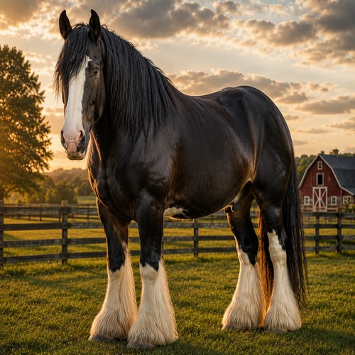 Shire horse tote bag black - bag,,