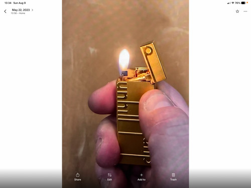 Dunhill vintage lighter 2002 - vintage,
