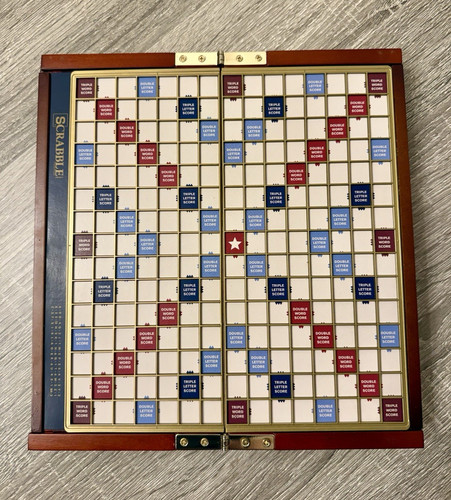 Vintage scrabble deluxe travel - scrabble,