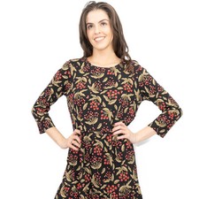 Womens Seasalt Black Floral