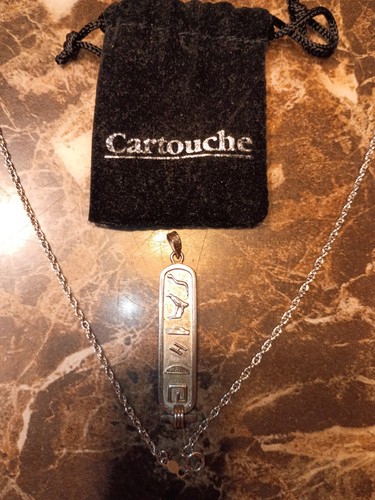Egyptian cartouche sterling - egyptian,
