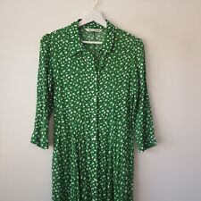 Zara Green Spot Marilyn Shirt Dress Size S Small See Description