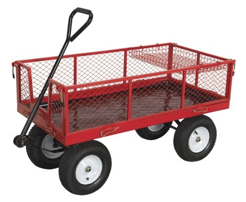 Platform truck with sides - truck,