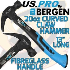 US PRO 20oz Claw Hammer 527g