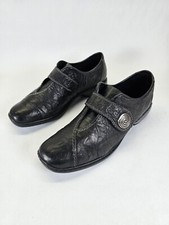 Rieker Wendi L3870 Black Leather Slip On Shoes Size UK 6.5 EUR 40