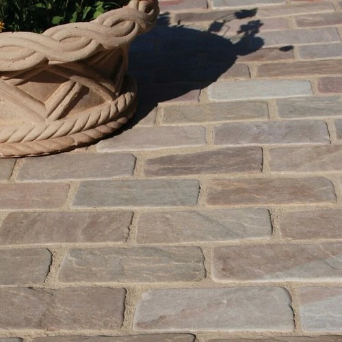 Camel buff cobble - camel, 200mm