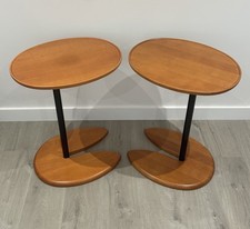 Genuine Ekornes Stressless Eclipse Side Tables - Excellent used condition  