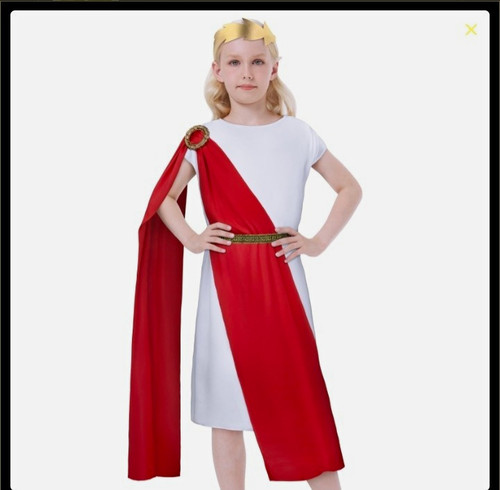 Girls boys roman toga costume - girls/boys,
