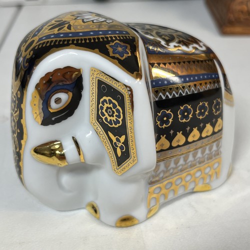 Elephant tea caddy ornament - caddy/ornament, by