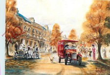 Picture Postcard__ROYAL MAIL, GWK POST OFFICE VAN AT CHELTENHAM 1920S (REPRO)