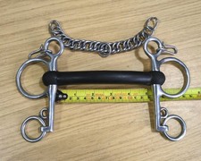 5" Mullen Mouth Rubber Pelham