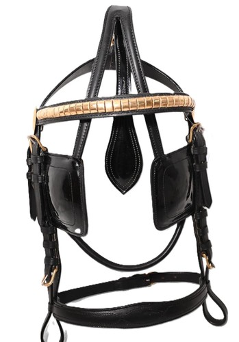 Leather draft driving harness - driving,