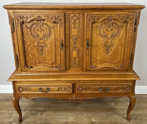 Cabinet vintage french louis - cabinet,