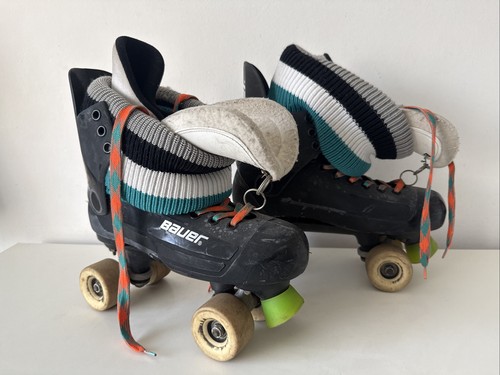 Bauer turbo quad roller skates - bauer,