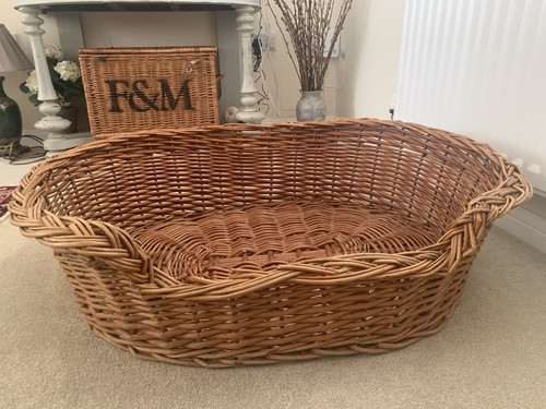 Large sturdy wicker dog - dog,