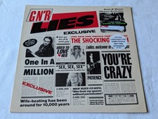 GUNS N' ROSES - G N' R LIES (EUROPE RELEASE - ORIGINAL INNER SLEEVE - VG/VG+)