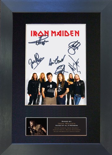 542 iron maiden signed - iron,