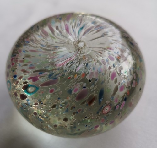 Antique hand blown paperweight - antique,