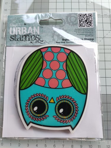 Papermania urban stamps owl - stamps,