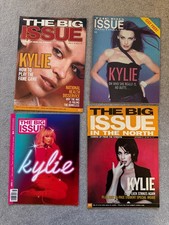 Kylie Minogue The Big Issue UK & Australia x4 magazines 1997, 2000, 2020